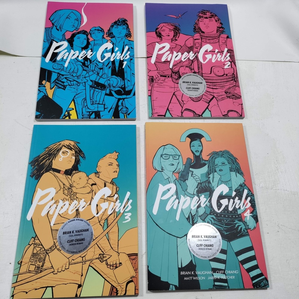 Paper Girls #1-4 Image Comics 2015 NM Amazon Show Brian K Vaughan